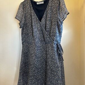Abercrombie & Fitch Floral Wrap Dress Size XL